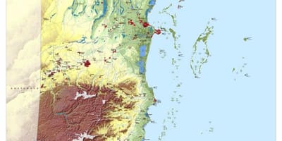 মানচিত্র, স্থান বিবরণ সম্বন্ধীয় বেলিজ